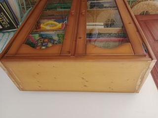 Vitrina madera - Mueble con cristal