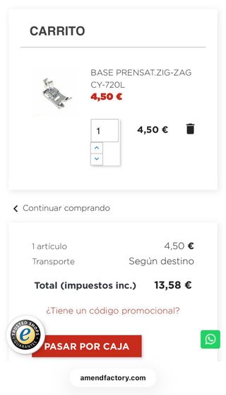 Máquina coser ALFA  NEXT10 - usada