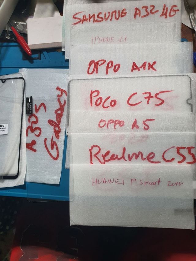 Protetores de ecrã (vários modelos)