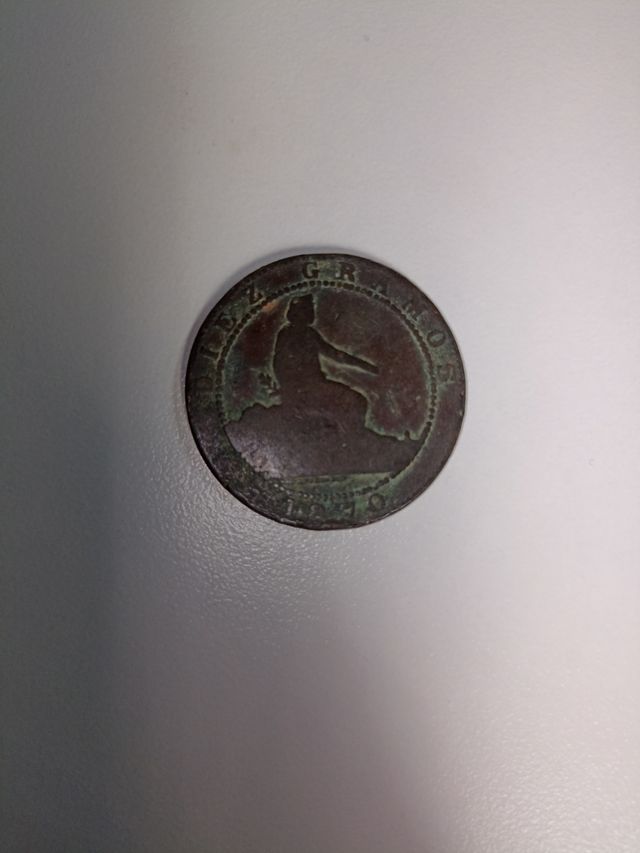 Moneda Antigua 1870