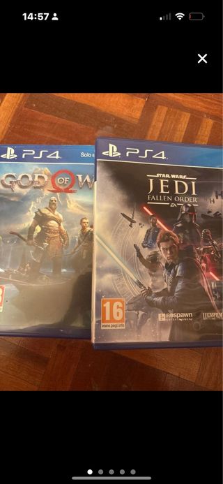 PS4 (PlayStation 4): God of War & Star Wars Jedi