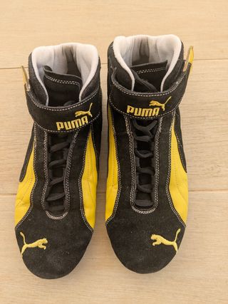Puma Speedcat negras y amarillas