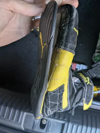 Puma Speedcat negras y amarillas