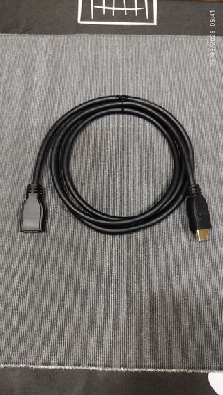 Cable HDMI Hembra-Macho 1.5m