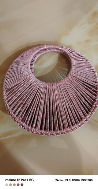 Borsetta uncinetto rosa