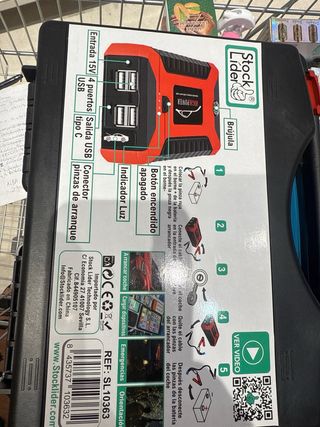 Arrancador coche 11000mAh multifunción