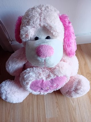 Peluche Perro Rosa - Juguete Infantil