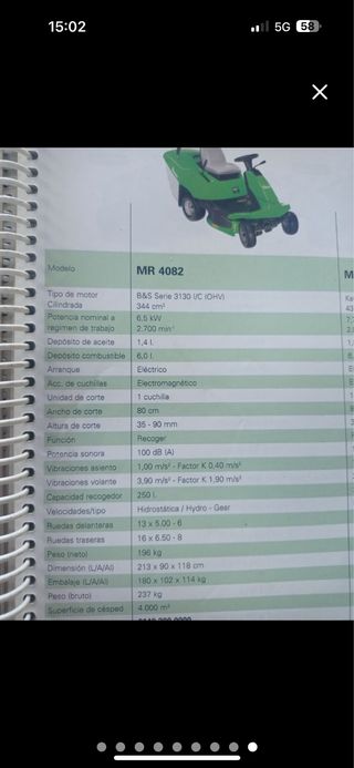 Tractor cortacésped Viking MR 4082