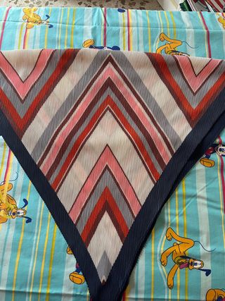 Pañuelo plisado multicolor