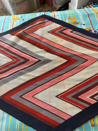 Pañuelo plisado multicolor