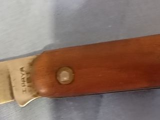 Navaja antigua madera