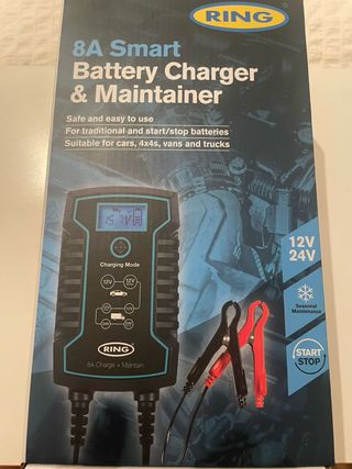 Cargador Batería RING 8A 12V/24V