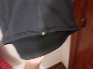 Sudadera PUMA negra mujer c/cremallera