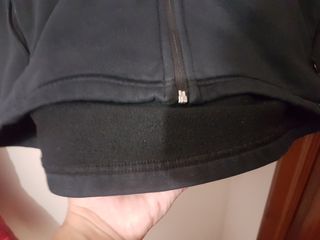 Sudadera PUMA negra mujer c/cremallera