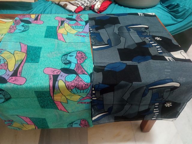 Pañuelos Foulard  gasa Picasso - 2uds alargados