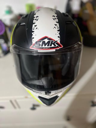 Casco moto SMK, talla xl