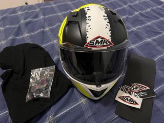 Casco moto SMK, talla xl