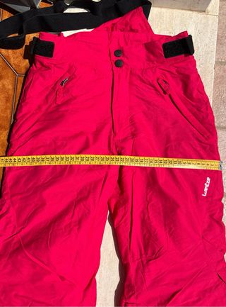 Pantaloni da Sci Wed'ze 10 anni con bretelle nere