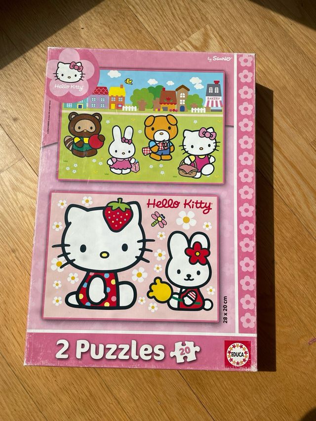 Puzzle Hello Kitty 2x20 piezas