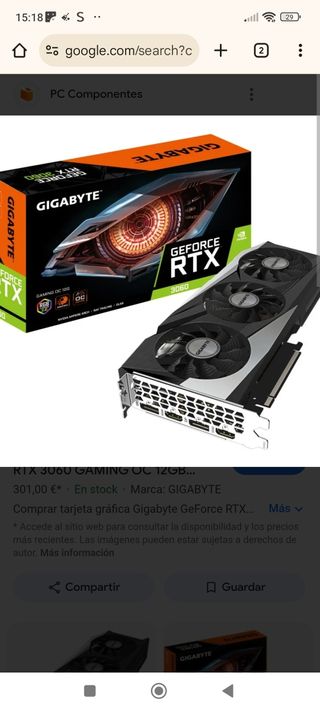 Gigabyte RTX 3060 12GB - Gaming OC