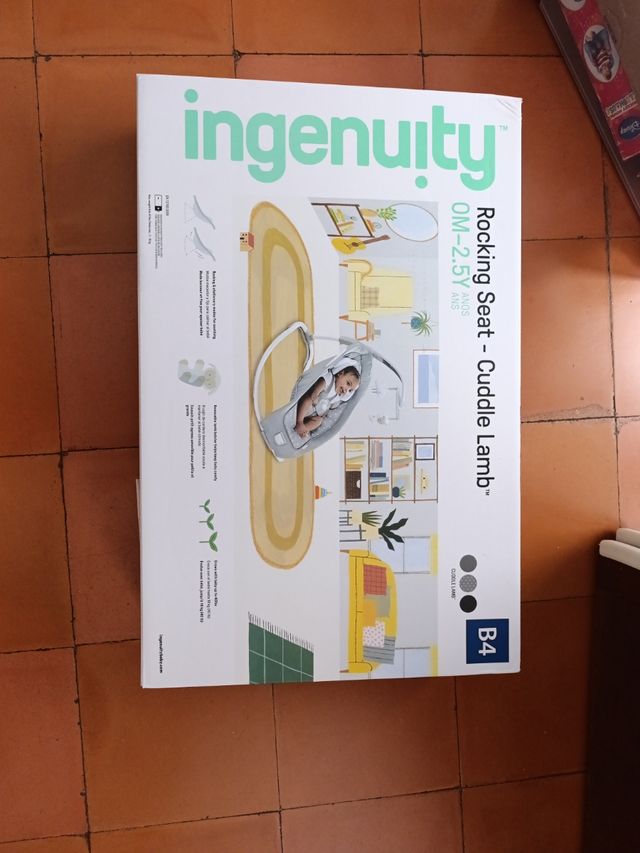 Hamaca mecedora Ingenuity Cuddle Lamb