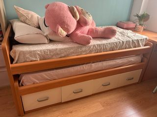 Cama nido con cajones