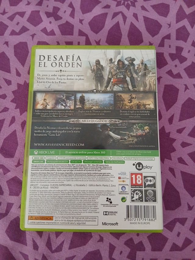 Assassin's Creed IV Black Flag Xbox 360