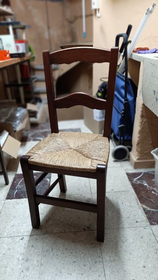 6 Sillas Madera Rústicas
