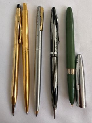 pluma bolígrafos y lapiz vintage