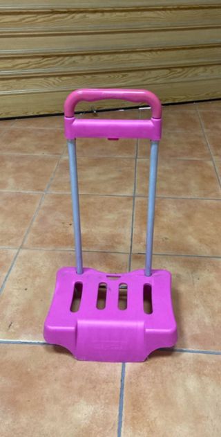 Carro mochila colegio rosa