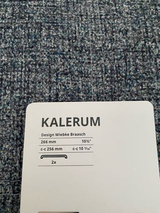 Tiradores cocina/armario - 2uds