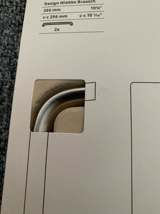 Tiradores cocina/armario - 2uds