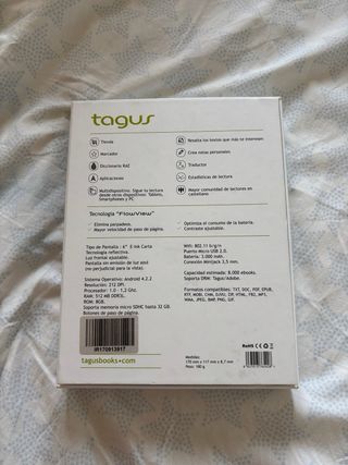 PACK Ebook Tagus Iris blanco + Funda
