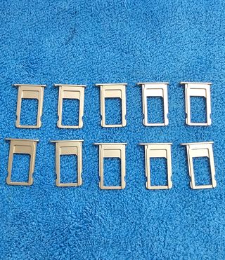 10 Bandejas SIM + Botones iPhone 6s Plus Dorado