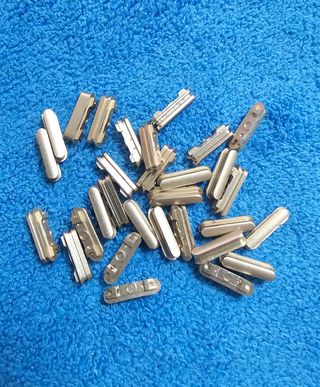 10 Bandejas SIM + Botones iPhone 6s Plus Dorado