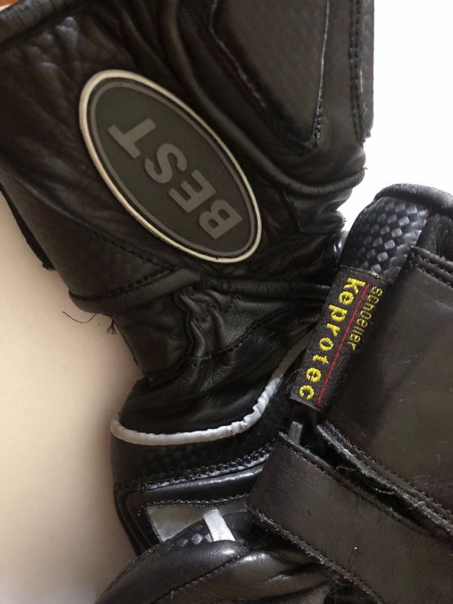 Guantes moto BEST piel