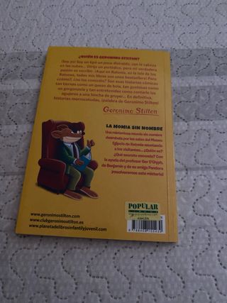 La momia sin nombre: Geronimo Stilton 41 (Spani...