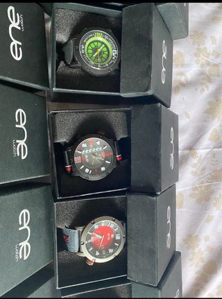 Relojes Ene 55 mm - Dorados y Blancos