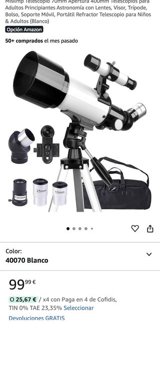 Telescopio 70mm - NUEVO