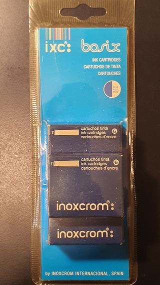 INOXCROM - Roller, Pluma y 30 cartuchos de tinta