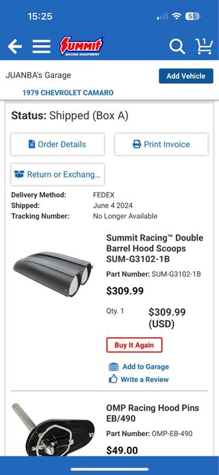 Double Barrell Scoop Hood