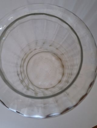 Vaso vetro trasparente