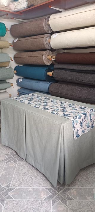 Falda de mesa camilla de invierno