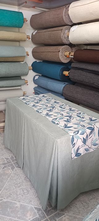 Falda de mesa camilla de invierno