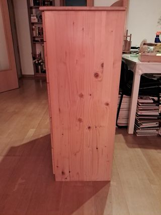 Comoda de pino 5 cajones ikea