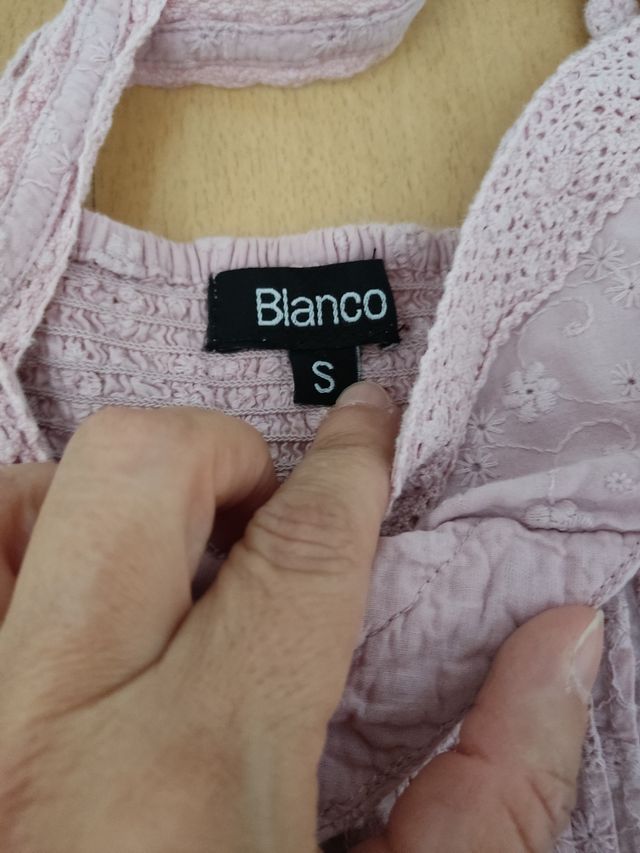 Top blanco mujer