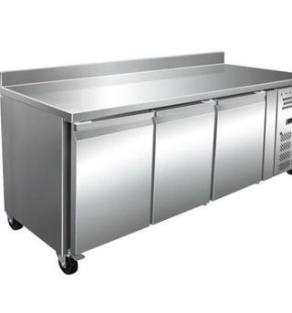 Mesa congelados acero inoxidable 3 puertas