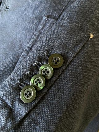 Giacca blu Asquani Made in Italy