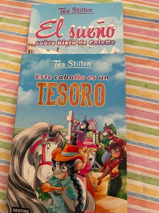 LOTE de dos libros de Tea stilton