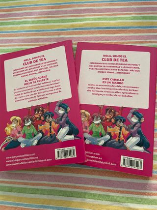 LOTE de dos libros de Tea stilton